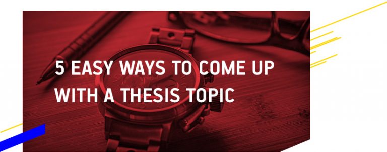 how to come up with a topic for dissertation